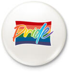 printfashion pride abstract - Kitűző, hűtőmágnes - Fehér (17566838)