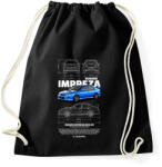 printfashion Subaru Imprezza - Sportzsák, Tornazsák - Fekete (17540685)