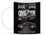 printfashion Honda TYPE R - Bögre - Fekete (17581960)