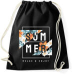 printfashion Summer relax - Sportzsák, Tornazsák - Fekete (17558433)