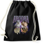 printfashion awawa - Sportzsák, Tornazsák - Fekete (17531839)
