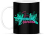 printfashion Tropical Paradise flamingo - Bögre - Fekete (17564118)