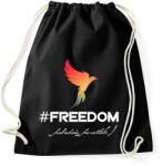 printfashion #freedoom - Sportzsák, Tornazsák - Fekete (17572383)