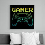 printfashion GAMER - Vászonkép - Fekete (17563699)