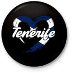 printfashion tenerife - Kitűző, hűtőmágnes - Fekete (17562320)