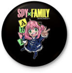 printfashion SPY FAMILY - ANYA - Kitűző, hűtőmágnes - Fekete (17540252)