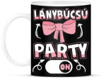 printfashion Lánybúcsú party on - Bögre - Fekete (17536174)