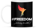 printfashion #freedoom - Bögre - Fekete (17572668)