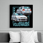 printfashion golf 4 - Vászonkép - Fekete (17556049)