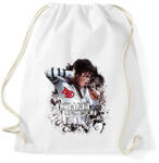 printfashion Michael Jackson Bad - Sportzsák, Tornazsák - Fehér (17547632)