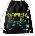 printfashion GAMER - Sportzsák, Tornazsák - Fekete (17563383)