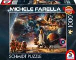 Schmidt Spiele Puzzle játék 1000 darabos Michele Farella Az űrutazás varázsa: Utazások távoli galaxisokba (58539)