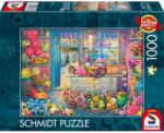 Schmidt Spiele Puzzle játék 1000 darabos Színes virágbolt (59764)