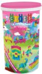 Clics Toys Csillogós hengeres 16 az 1-ben építőjáték készlet CK025 (CK025)