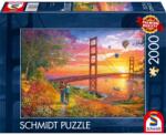 Schmidt Spiele Puzzle játék 2000 darabos Séta A Golden Gate hídhoz (59773)