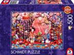 Schmidt Spiele Puzzle játék 500 darabos Japán tea ceremónia (59712)