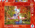 Schmidt Spiele Puzzle játék 1000 darabos Őszi kápolna (59788)