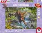 Schmidt Spiele Puzzle játék 1000 darabos Mark Fredrickson: Tavaszi séta a labradorral (58559)