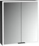 Kronenbach Cube 2.0 dulap 60x17x70 cm cu oglinda negru KB100216MB (KB100216MB)