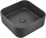 Kronenbach Cube lavoar 38.5x38.5 cm pătrat de blat negru mat KB144380BK (KB144380BK)