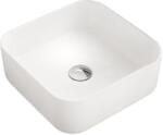 Kronenbach Cube lavoar 38.5x38.5 cm pătrat de blat alb luciu KB144380CU (KB144380CU)