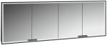 Kronenbach Cube 2.0 dulap 200x17x70 cm cu oglinda negru KB100231MB (KB100231MB)