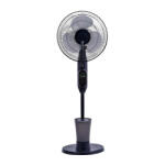 Elite EFM-0357R ventilátor, 70 W, 40 cm, 2, 8 l, 3 sebességfokozat, 3 üzemmód, 3 lapát, Energiatakarékos, Vízpermet, Fekete