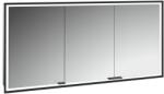Kronenbach Cube 2.0 dulap 140x17x70 cm cu oglinda negru KB100229MB (KB100229MB)