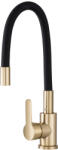 Gamma Flex 2000, álló mosogatócsaptelep flexibilis karral, matt arany-fekete, GMA-BFX-2000BGD (GMA-BFX-2000BGD)