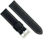  Curea piele neagra cusaturi albe Rally 18mm - 3985818