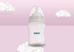 BabyJem Biberon neno 150 ml cu tetina silicon, anti-colici, debit lent