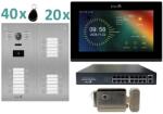 Mentor Kit VideoInterfon WiFi 20 Ap. Mentor SYKT099B 7" FHD 2MP IP65 POE 4in1 (MMDSYKT099B)
