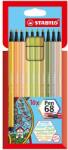 STABILO Pen 68 10 db/csomag rostirón készlet (6810-22) (6810-22)