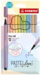 STABILO Pen 68 Pastellove 12 db-os rostirón készlet (6812-7-7) (6812-7-7)