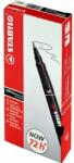 STABILO OHPen 841"S" 10db/csomag fekete permanent marker (841/46B10) (841/46B10)