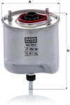 Mann-filter Üzemanyagszűrő Mann Filter WK 9034 (WK9034)