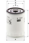 Mann-filter Olajszűrő Mann Filter W 7034 (W7034)