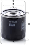 Mann-filter Olajszűrő Mann Filter W 7032 (W7032)