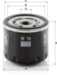 Mann-filter Olajszűrő Mann Filter W 79 (W79)