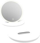 kielle Idolio kozmetikai tükör led világítással 15 cm, fehér 50324030 (50324030)