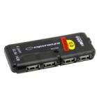 hoco. Esperanza HUB 4-portos USB 2.0 (EA112)
