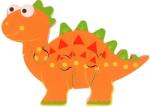 Orange Tree Toys Дървен пъзел Orange Tree Toys - Стегозавър, 4 части (OTT06784) - ozone