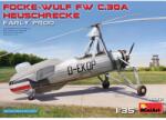 MiniArt Models 1/35 Focke Wulf FW C30A Heuschrecke korai változat katonai repülőgép modell (41012)