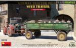 MiniArt Models German Tractor D8506 with Trailer (MI38038)