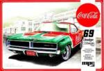 ROUND2 MPC 1/25 1969 Dodge Charger RT sportkocsi modell Coca-Cola szállítós változat (MPC919M)