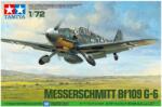 TAMIYA 1/72 Messerschmitt Bf 109 G-6 katonai repülőgép modell (TA60790)