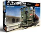 AK Interactive 1/35 Automotore FS 206/207/208 Sogliola rail shunter tolató vonat modell (AK35009)