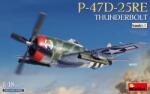 MiniArt Models 1/48 P-47D-25Re Thunderbolt vadászgép modell (MI48009)