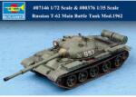 Trumpeter 1/72 Orosz T-62 1962m változat módosítása tank katonai jármű modell