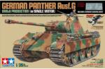 TAMIYA 1/35 Német Párduc tank Ausf. G korai változat elemes meghajtású motorral (TA30055)